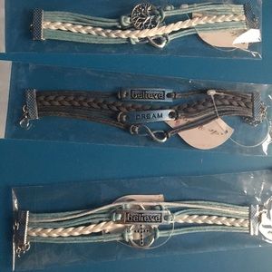 Set of four bracelets
